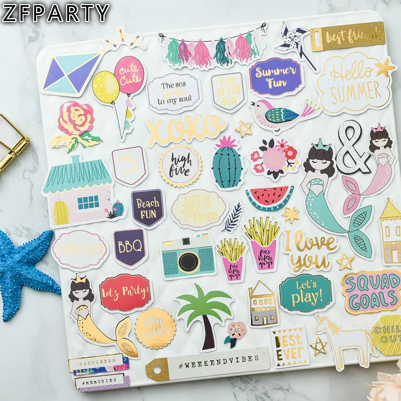 ZFPARTY 50pcs Beautiful Mermaid Cardstock Die Cuts for Scrapbooking Happy Planner/Card Making/Journaling Project
ZFPARTY 50pcs Beautiful Mermaid Cardstock Die Cuts for Scrapbooking Happy Planner/Card Making/Journaling Project