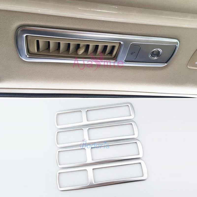 Chrome Car Styling Roof Air Conditioner AC Outlet Vent Trim Panel For 2016 2017 2018 Toyota VELLFIRE 30 Alphard Accessories 
Chrome Car Styling Roof Air Conditioner AC Outlet Vent Trim Panel For 2016 2017 2018 Toyota VELLFIRE 30 Alphard Accessories