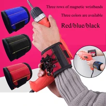 Strong Magnetic Wristband Portable Tool Bag Electrician Wrist Tool Belt Screws holding Nails Drill Bits Holder Repair Tools
Strong Magnetic Wristband Portable Tool Bag Electrician Wrist Tool Belt Screws holding Nails Drill Bits Holder Repair Tools