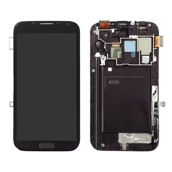 Grey For Samsung Galaxy Note II 2 N7105 I317 LCD Display Monitor Touch Screen Digitizer + Bezel Frame+Home Button Assembly Parts
Grey For Samsung Galaxy Note II 2 N7105 I317 LCD Display Monitor Touch Screen Digitizer + Bezel Frame+Home Button Assembly Parts
