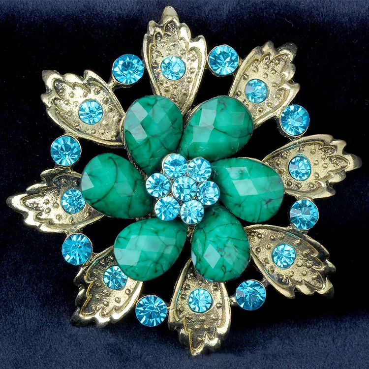 DISHRANNew fashionable 2-colour high-grade Rhinestone Brooch retro flower wedding Brooch Pin small gift
DISHRANNew fashionable 2-colour high-grade Rhinestone Brooch retro flower wedding Brooch Pin small gift