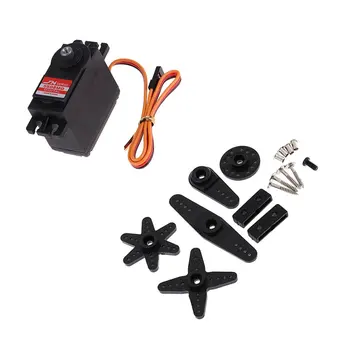 PDI-5508MG 8KG Digital Standard Servo Steering Gear 120 Degree Spare Parts Accessories for RC Helicopter Robot Drift Car
PDI-5508MG 8KG Digital Standard Servo Steering Gear 120 Degree Spare Parts Accessories for RC Helicopter Robot Drift Car