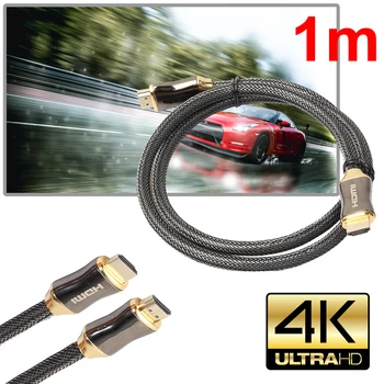 

1/1.5/2/3/5 M Ultra HD HDMI 19pins Male - 19pins Male Gold Cable v2.0 High Speed + Ethernet HDTV 2160p 4K 3D GOLD L3FE