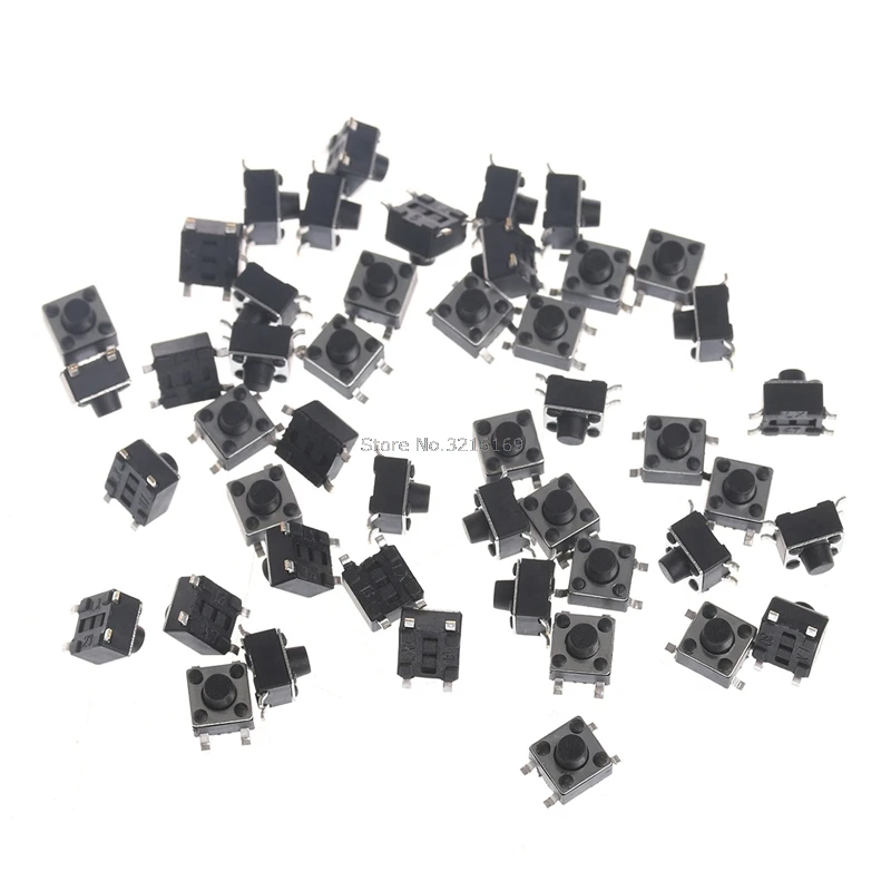 For 100Pcs/Lot 4.5*4.5*4.3MM Momentary Tact Reset 4-Pin SMD Micro Push Button Switch Promotion
For 100Pcs/Lot 4.5*4.5*4.3MM Momentary Tact Reset 4-Pin SMD Micro Push Button Switch Promotion
