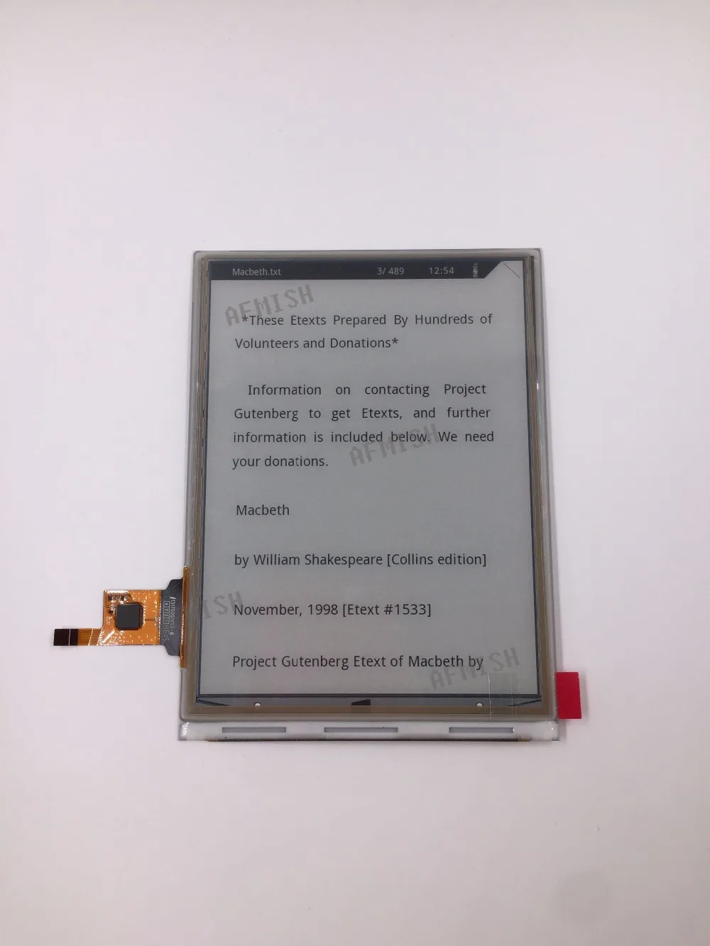 100% new eink LCD Display screen ED060SD1 with touch,no backlight for inkbook Classic 2 ebook reader free shipping
100% new eink LCD Display screen ED060SD1 with touch,no backlight for inkbook Classic 2 ebook reader free shipping