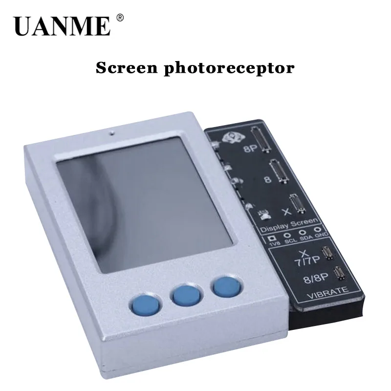UANME LCD Photoreceptor repair programmer For Iphone 7G/7P/8G/8P/X APR8 Vibration code read-write modification English
UANME LCD Photoreceptor repair programmer For Iphone 7G/7P/8G/8P/X APR8 Vibration code read-write modification English