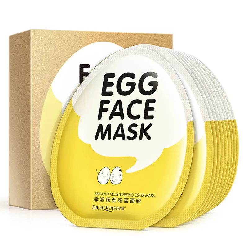 BIOAQUA Egg Facial Masks Skin Care Wrapped Mask Oil Control Brighten Tender Moisturizing Face Mask Moisturizing Mask TSLM1
BIOAQUA Egg Facial Masks Skin Care Wrapped Mask Oil Control Brighten Tender Moisturizing Face Mask Moisturizing Mask TSLM1