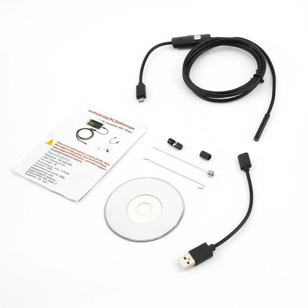 5.5mm 3.5M Focus Endoscope Camera Lens USB Cable Waterproof 6 LED Mini USB Endoscope Inspection Camera For Android Drop Shipping
5.5mm 3.5M Focus Endoscope Camera Lens USB Cable Waterproof 6 LED Mini USB Endoscope Inspection Camera For Android Drop Shipping