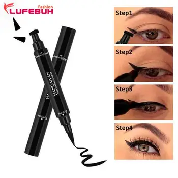 1 Pc Brand New Double Head Liquid Eye Liner Black Seal Pen Stamp Eyeliner Pencil Waterproof Lasting Cat Eyes Makeup Tool
1 Pc Brand New Double Head Liquid Eye Liner Black Seal Pen Stamp Eyeliner Pencil Waterproof Lasting Cat Eyes Makeup Tool