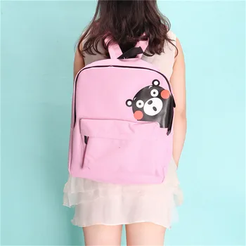 KUMAMON Bear Backpack Schoolbag Black Canvas Shoulder Travel Laptop Bags Knapsack Gift
KUMAMON Bear Backpack Schoolbag Black Canvas Shoulder Travel Laptop Bags Knapsack Gift