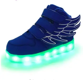 2018 Kids Led Lights Wings Shoes Fashion Boys Girls shoes Usb Charger Light Children Shoes colorful flashing lights sneakers
2018 Kids Led Lights Wings Shoes Fashion Boys Girls shoes Usb Charger Light Children Shoes colorful flashing lights sneakers