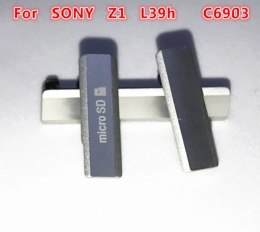 Warranty USB Charging Port Dust Plug Cover / Micro SD Port / SIM Card Port Slot Waterproof for Sony Xperia Z1 L39H C6902 C6903
Warranty USB Charging Port Dust Plug Cover / Micro SD Port / SIM Card Port Slot Waterproof for Sony Xperia Z1 L39H C6902 C6903