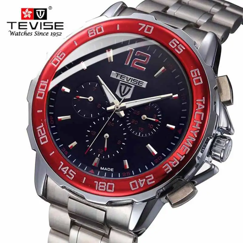 TEVISE Fashion Men Automatic Mechanical Watch Stainless steel Band Men Wristwatch Relogio Masculino
TEVISE Fashion Men Automatic Mechanical Watch Stainless steel Band Men Wristwatch Relogio Masculino