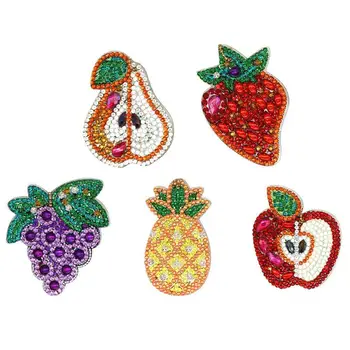 5pcs Fruits DIY Full Drill Special Shaped Diamond Painting Keychains Keyring Jewelry Cross Stitch Embroidery Women Bag Keychain
5pcs Fruits DIY Full Drill Special Shaped Diamond Painting Keychains Keyring Jewelry Cross Stitch Embroidery Women Bag Keychain