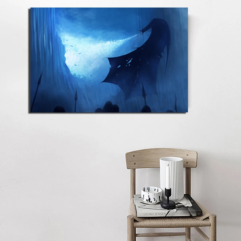 Game Of Thrones Ice Dragon Canvas Painting Print Living Room Home Decoration Artwork Modern Wall Art Oil Painting Poster Picture
Game Of Thrones Ice Dragon Canvas Painting Print Living Room Home Decoration Artwork Modern Wall Art Oil Painting Poster Picture