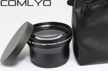 COMLYO Macro 52mm 2.0x TELE Telephoto LENS for Digital Camera DSLR+ Front Rear Caps+Lens bag for Front Thread Camcorder camera
COMLYO Macro 52mm 2.0x TELE Telephoto LENS for Digital Camera DSLR+ Front Rear Caps+Lens bag for Front Thread Camcorder camera
