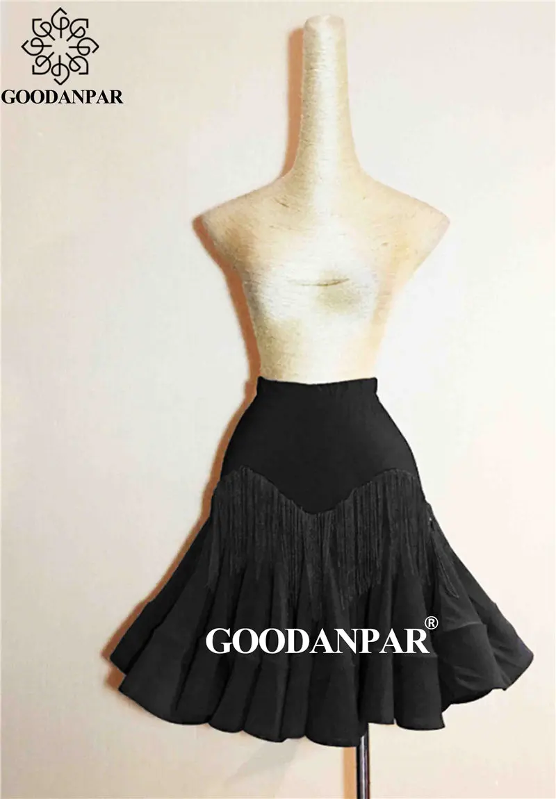 GOODANPAR Latin Skirt Ladies Girls Black Tassel Latin Dance Skirt Stage Dance Wear Salsa Rumba Samba Cha Cha Handmade Customized
GOODANPAR Latin Skirt Ladies Girls Black Tassel Latin Dance Skirt Stage Dance Wear Salsa Rumba Samba Cha Cha Handmade Customized