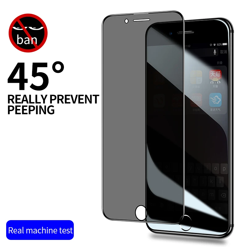 Защитное закаленное стекло для iPhone X 7 полноэкранная Защитная пленка XR XsMAX 6 s 6splus
