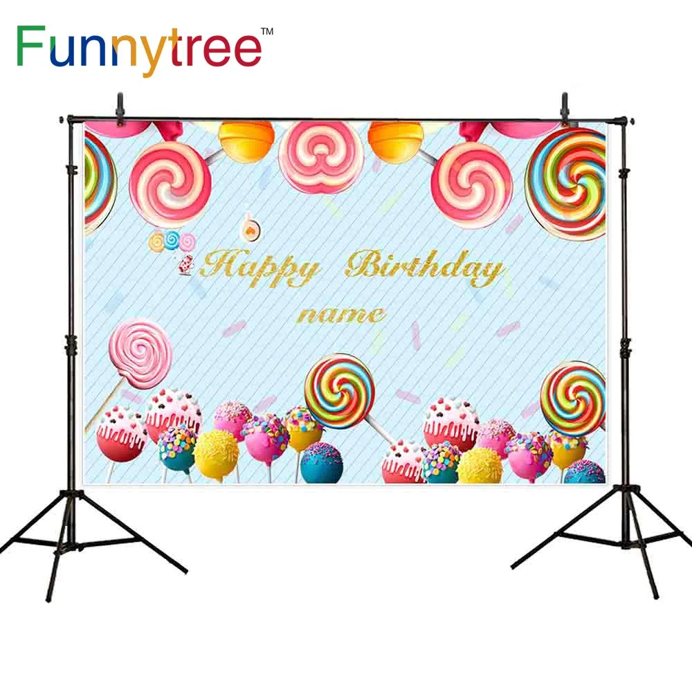 Funnytree background photography candy bar colorful light blue Custom name child birthday party photocall backdrops wallpaper
Funnytree background photography candy bar colorful light blue Custom name child birthday party photocall backdrops wallpaper