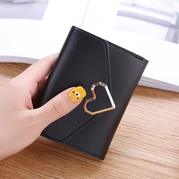 Top Quality Latest Lovely Leather Short Women Wallet Fashion Girls Change Clasp Purse Money Coin Card Holders wallets Carteras
Top Quality Latest Lovely Leather Short Women Wallet Fashion Girls Change Clasp Purse Money Coin Card Holders wallets Carteras