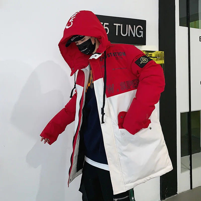 2019 Parka Men WinterSplicing Jackets Cotton Chaquetas Hombre Parkas Mens Outerwear Mens Jackets and Coats DropShipping US Size
2019 Parka Men WinterSplicing Jackets Cotton Chaquetas Hombre Parkas Mens Outerwear Mens Jackets and Coats DropShipping US Size