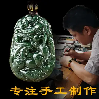 Drop shipping Natural Dark Green HETIAN Nephrite Pendant Hand-Carved flyPIXIU Round Necklace Fashion Men's Fashion Jades Jewelry
Drop shipping Natural Dark Green HETIAN Nephrite Pendant Hand-Carved flyPIXIU Round Necklace Fashion Men's Fashion Jades Jewelry