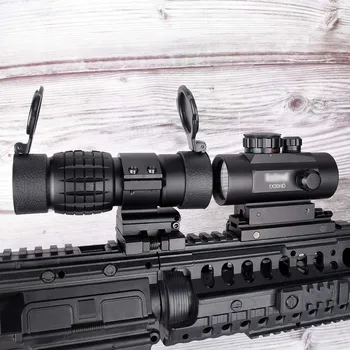 Tactical 3X Magnifier Scope Optics Scopes Riflescope Fits Aimpoint Sight with Flip UP Flip-UP Mount Side Picatinny Weaver Rail
Tactical 3X Magnifier Scope Optics Scopes Riflescope Fits Aimpoint Sight with Flip UP Flip-UP Mount Side Picatinny Weaver Rail