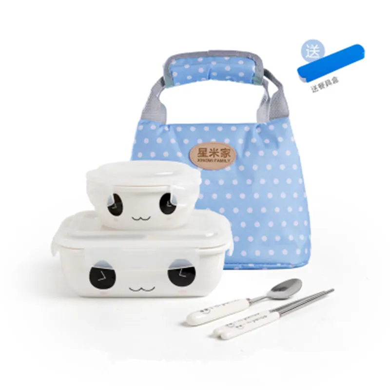 2018 Kawaii Cartoon Panda Ceramic Lunch Box With Bags Procelain Bento LunchBox with spoon Portable Food Container Tableware Set
2018 Kawaii Cartoon Panda Ceramic Lunch Box With Bags Procelain Bento LunchBox with spoon Portable Food Container Tableware Set