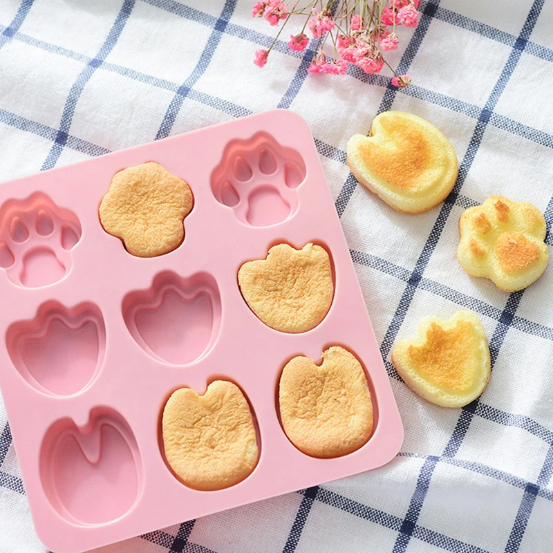 Cute Foot Cat Dog Bear Claw Silicone Cake Mold Chocolate Fondant Mould Cookie Cupcake Decoration Ice Cube Tray Baking Bakeware
Cute Foot Cat Dog Bear Claw Silicone Cake Mold Chocolate Fondant Mould Cookie Cupcake Decoration Ice Cube Tray Baking Bakeware
