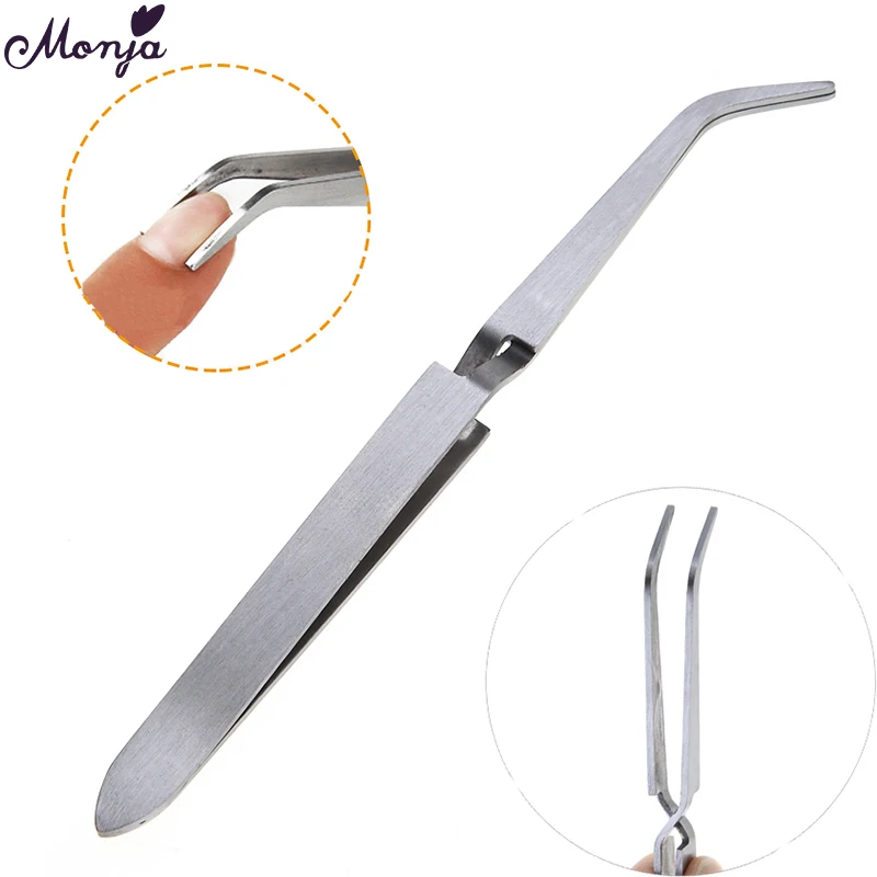 Monja Nail Art Stainless Steel Rhinestones Beads Sequins Picking Tweezers Nail Shaped Fixing Shaping Clip Nipper Manicure Tool
Monja Nail Art Stainless Steel Rhinestones Beads Sequins Picking Tweezers Nail Shaped Fixing Shaping Clip Nipper Manicure Tool