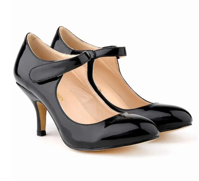 Plus Size 35-42 Ladies High Heels Buckle Strap Patent Leather Women Shoes Stiletto Sexy Women Shoes Round Toe Office Lady Pumps
Plus Size 35-42 Ladies High Heels Buckle Strap Patent Leather Women Shoes Stiletto Sexy Women Shoes Round Toe Office Lady Pumps