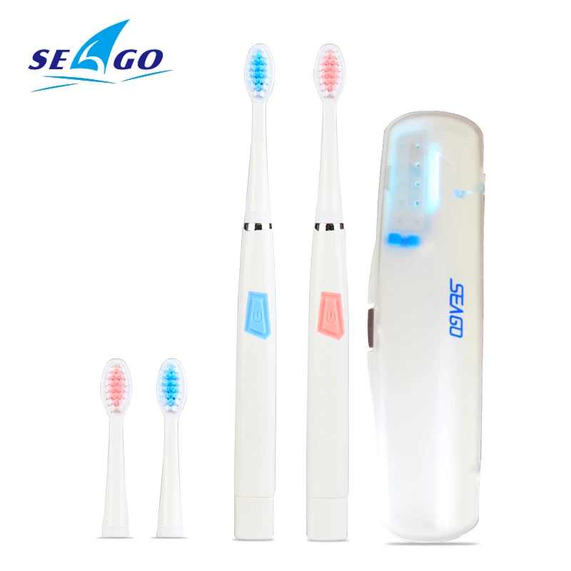 SEAGO Electric Toothbrush Sonic Adults Ultrasonic Travel Safe Box Outdoor Teeth brush dente Battery with UV Sterilizer SG522+107
SEAGO Electric Toothbrush Sonic Adults Ultrasonic Travel Safe Box Outdoor Teeth brush dente Battery with UV Sterilizer SG522+107