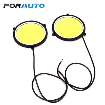 1 Pair DRL COB LED Car Lights Daytime Running Light Round Shape Flexible External Lights Car Driving Lamp DC 12V Car-styling
1 Pair DRL COB LED Car Lights Daytime Running Light Round Shape Flexible External Lights Car Driving Lamp DC 12V Car-styling