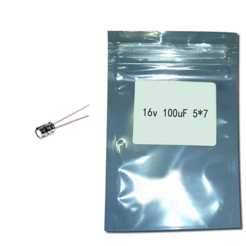 200PCS/lot High quality 16V / 100uF electrolytic capacitor size 5 * 7 aluminum electrolytic capacitor
200PCS/lot High quality 16V / 100uF electrolytic capacitor size 5 * 7 aluminum electrolytic capacitor