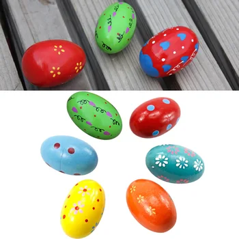 6 Pcs 10x6cm Colorful Baby Kids Wooden Musical Percussion Egg Shakers Maracas Educational Cute Funny Toy Gifts Random Color
6 Pcs 10x6cm Colorful Baby Kids Wooden Musical Percussion Egg Shakers Maracas Educational Cute Funny Toy Gifts Random Color