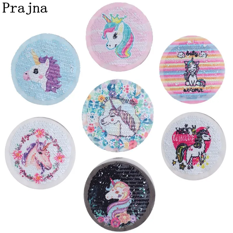 Prajna Cheap Sewing Patches For Children Pajamas Animal Unicorn Sequins Patches Sew On Appliques Smile Face Reversible Stickers
Prajna Cheap Sewing Patches For Children Pajamas Animal Unicorn Sequins Patches Sew On Appliques Smile Face Reversible Stickers