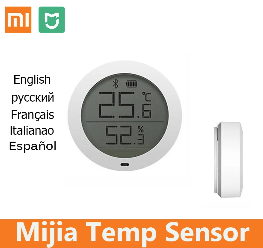 Xiaomi mijia bluetooth Temperature Humidity sensor LCD screen High sensitivity samrt digital Thermometer mini Moisture Meter
Xiaomi mijia bluetooth Temperature Humidity sensor LCD screen High sensitivity samrt digital Thermometer mini Moisture Meter