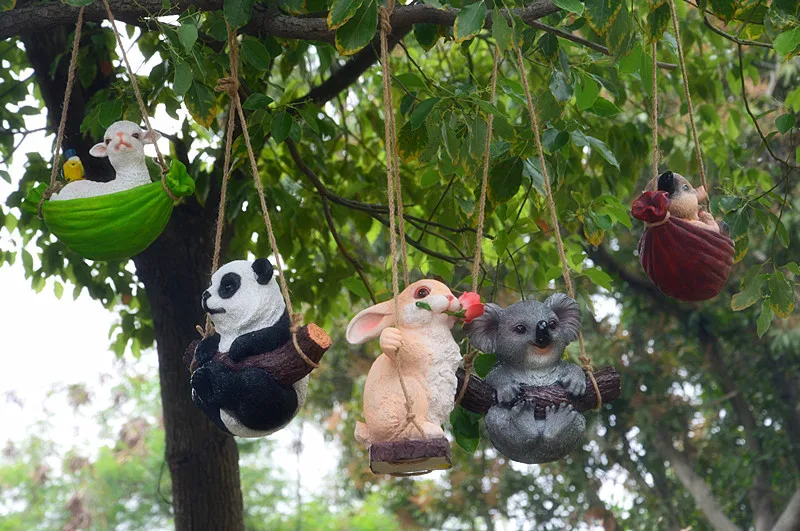 Garden Statue - Cute Swing Koala Bear, rabbit, panda, pig, sheep, monkey- Best Indoor Outdoor Figurines for Patio Yard Lawn
Garden Statue - Cute Swing Koala Bear, rabbit, panda, pig, sheep, monkey- Best Indoor Outdoor Figurines for Patio Yard Lawn