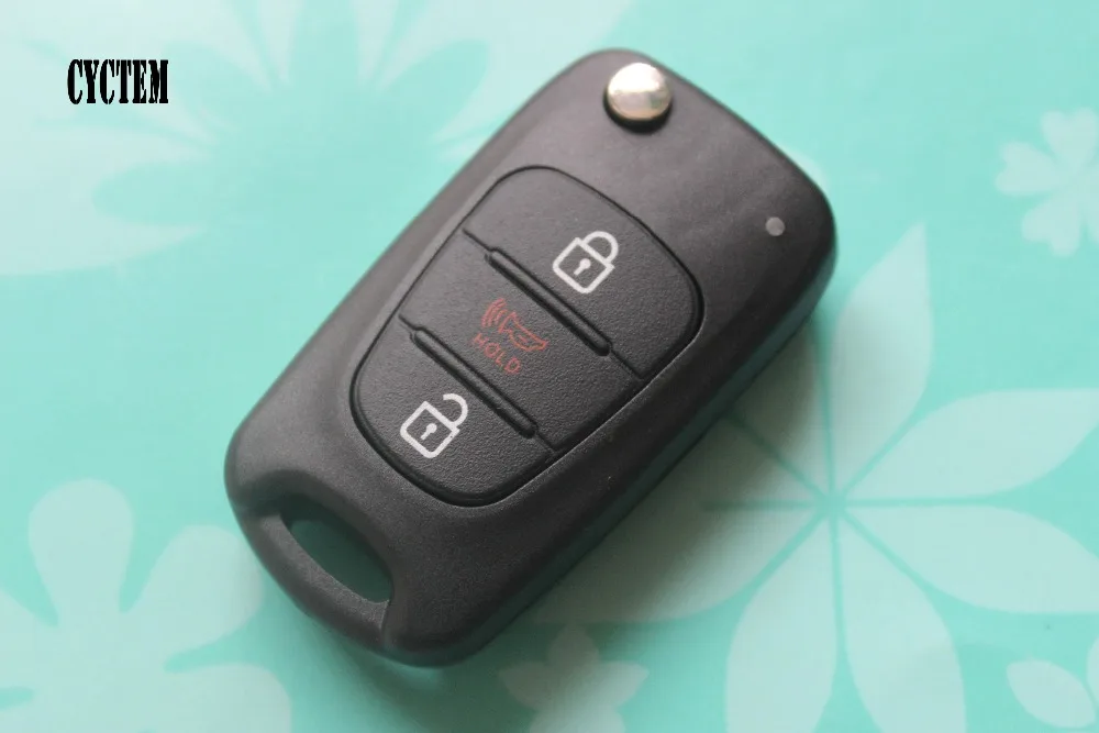 CYCTEM Car Flip Key Shell 3 Buttons Folding Remote Key Fob Case Replacement Blank Cover Fit For Hyundai Elantra 
CYCTEM Car Flip Key Shell 3 Buttons Folding Remote Key Fob Case Replacement Blank Cover Fit For Hyundai Elantra
