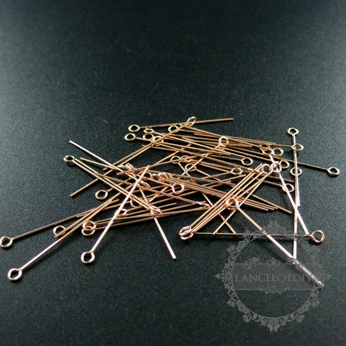 24gauge 0.5x25.4mm rose gold filled high quality color not tarnished eyepin DIY beading jewelry supplies findings 1513003
24gauge 0.5x25.4mm rose gold filled high quality color not tarnished eyepin DIY beading jewelry supplies findings 1513003