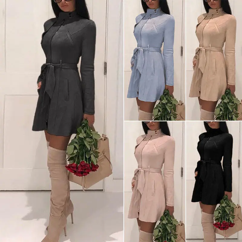 Fashion Women Autumn Winter Solid Sashes Open Cardigan Coat Ladies Outwear Coat Slim Soft Warm Long Clothing
Fashion Women Autumn Winter Solid Sashes Open Cardigan Coat Ladies Outwear Coat Slim Soft Warm Long Clothing