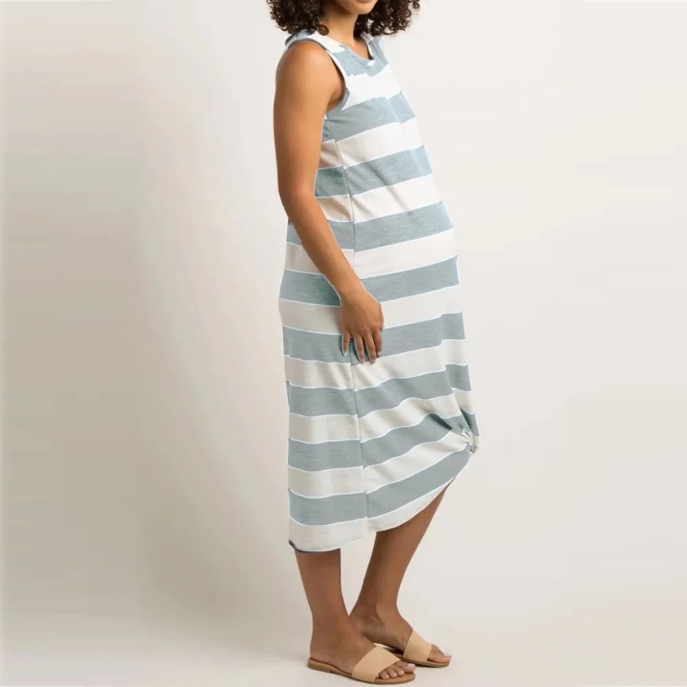 Vogue Sleeveless Striped Pregnant Dress Summer Cotton Maternity Gowns Expectant Mother Dress Umstandsmode Kleid Dropshipping 2
Vogue Sleeveless Striped Pregnant Dress Summer Cotton Maternity Gowns Expectant Mother Dress Umstandsmode Kleid Dropshipping 2