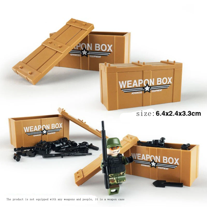 Hot Model Building Accessories Military Weapon Box Set Compatible goings Model Building blocks military weapon box toys JM177
Hot Model Building Accessories Military Weapon Box Set Compatible goings Model Building blocks military weapon box toys JM177