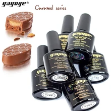 YAYOGE nail gel polish 10ml 0.3oz caramel kleur serie sneldrogend nail art soak off UV gel lak manicure DIY langdurige(China)