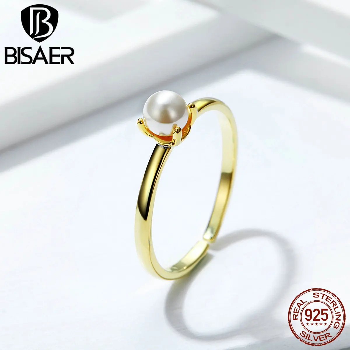 BISAER Love Promise Ring 925 Sterling Silver Freshwater Pearl Adjustable Finger Rings Women Vintage Wedding Ring Jewelry ECR510
BISAER Love Promise Ring 925 Sterling Silver Freshwater Pearl Adjustable Finger Rings Women Vintage Wedding Ring Jewelry ECR510