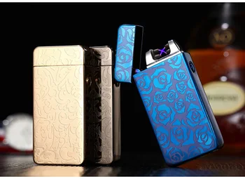 Fashion Double Pulse Arc Metal Ultra-Thin USB plasma Lighter Charging Electronic Cigarette Lighters Gift Box HL607
Fashion Double Pulse Arc Metal Ultra-Thin USB plasma Lighter Charging Electronic Cigarette Lighters Gift Box HL607