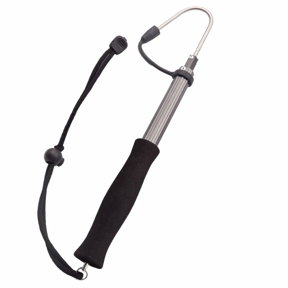 60CM Stainless Steel Telescopic Fishing Gaff Grip Holder Hook shape Fish Spear Sea Fishing Gripper Control Tackle tool Garfio
60CM Stainless Steel Telescopic Fishing Gaff Grip Holder Hook shape Fish Spear Sea Fishing Gripper Control Tackle tool Garfio