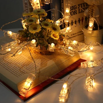 Mabor 1.5M LED Light String Photo Clip Fairy Lights Battery Operated Room Christmas Decorations For Home
Mabor 1.5M LED Light String Photo Clip Fairy Lights Battery Operated Room Christmas Decorations For Home