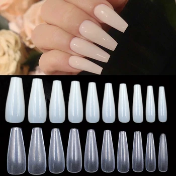 500Pcs/Bag ABS Artificial Full Cover Nail Tips Natural/Clear Color Nude Acrylic Long Ballerina Type Square False Art Nails Tips
500Pcs/Bag ABS Artificial Full Cover Nail Tips Natural/Clear Color Nude Acrylic Long Ballerina Type Square False Art Nails Tips