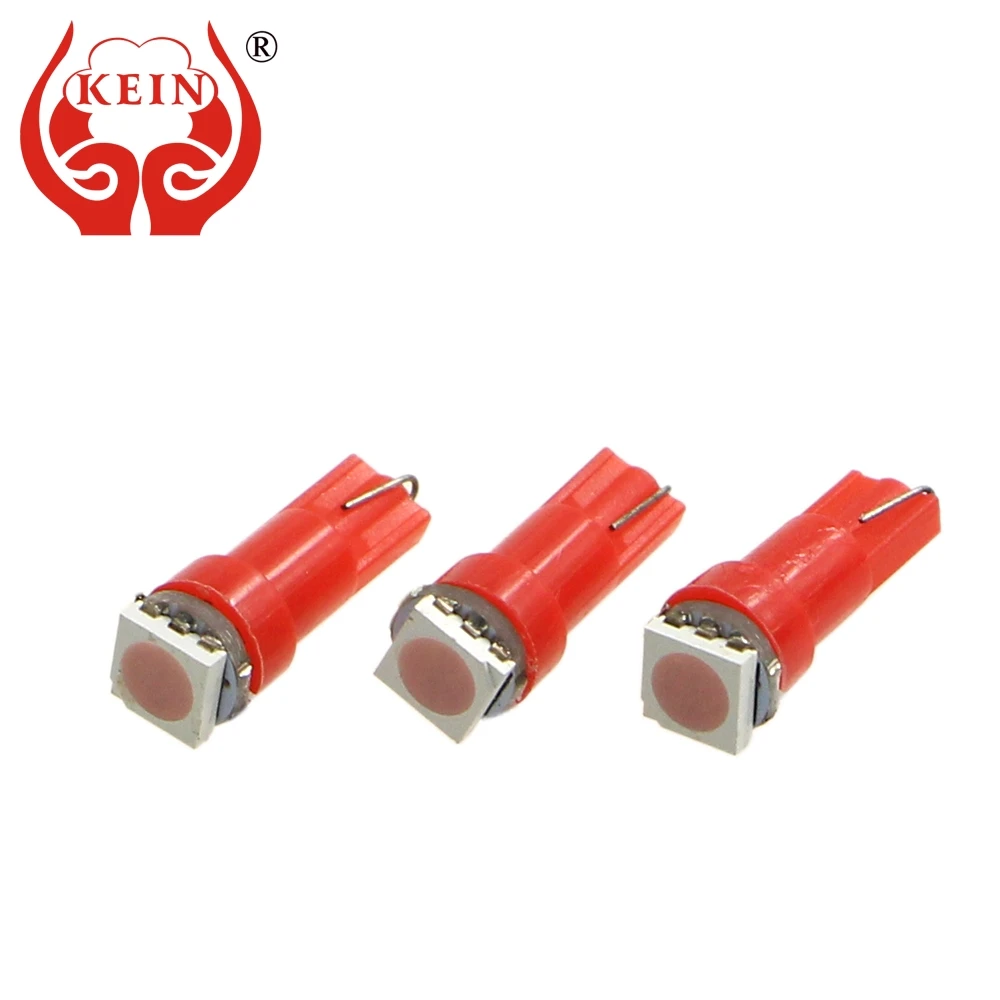 KEIN 100PCS 12V w3w LED Bulb T5 5050 1SMD led Auto car styling Dashboard Warming Indicator Instrument Light Signal Lamp Vehicle
KEIN 100PCS 12V w3w LED Bulb T5 5050 1SMD led Auto car styling Dashboard Warming Indicator Instrument Light Signal Lamp Vehicle
